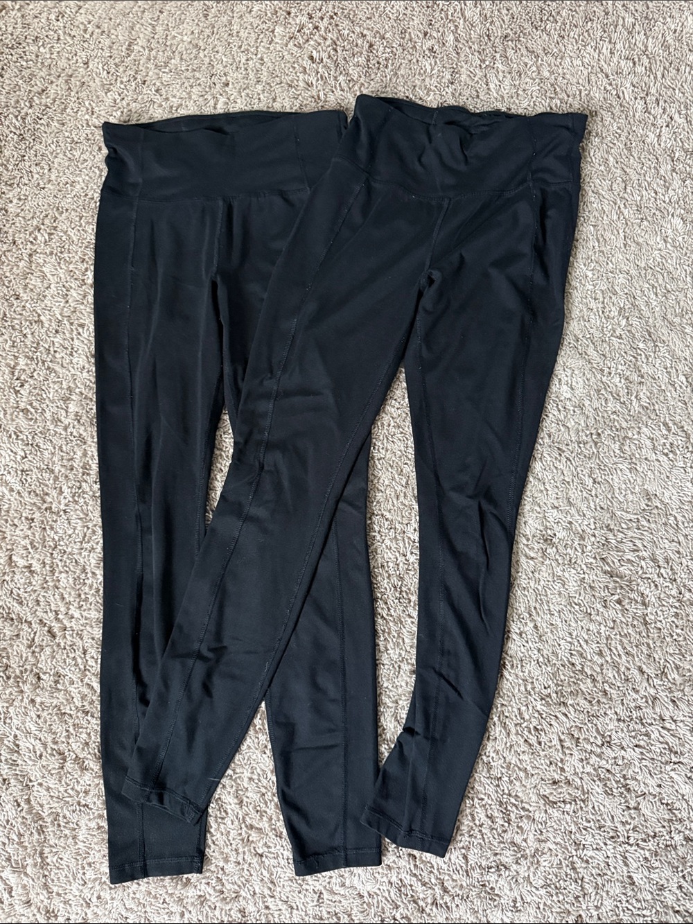 Avia Black High-Rise Workout Leggings Pair